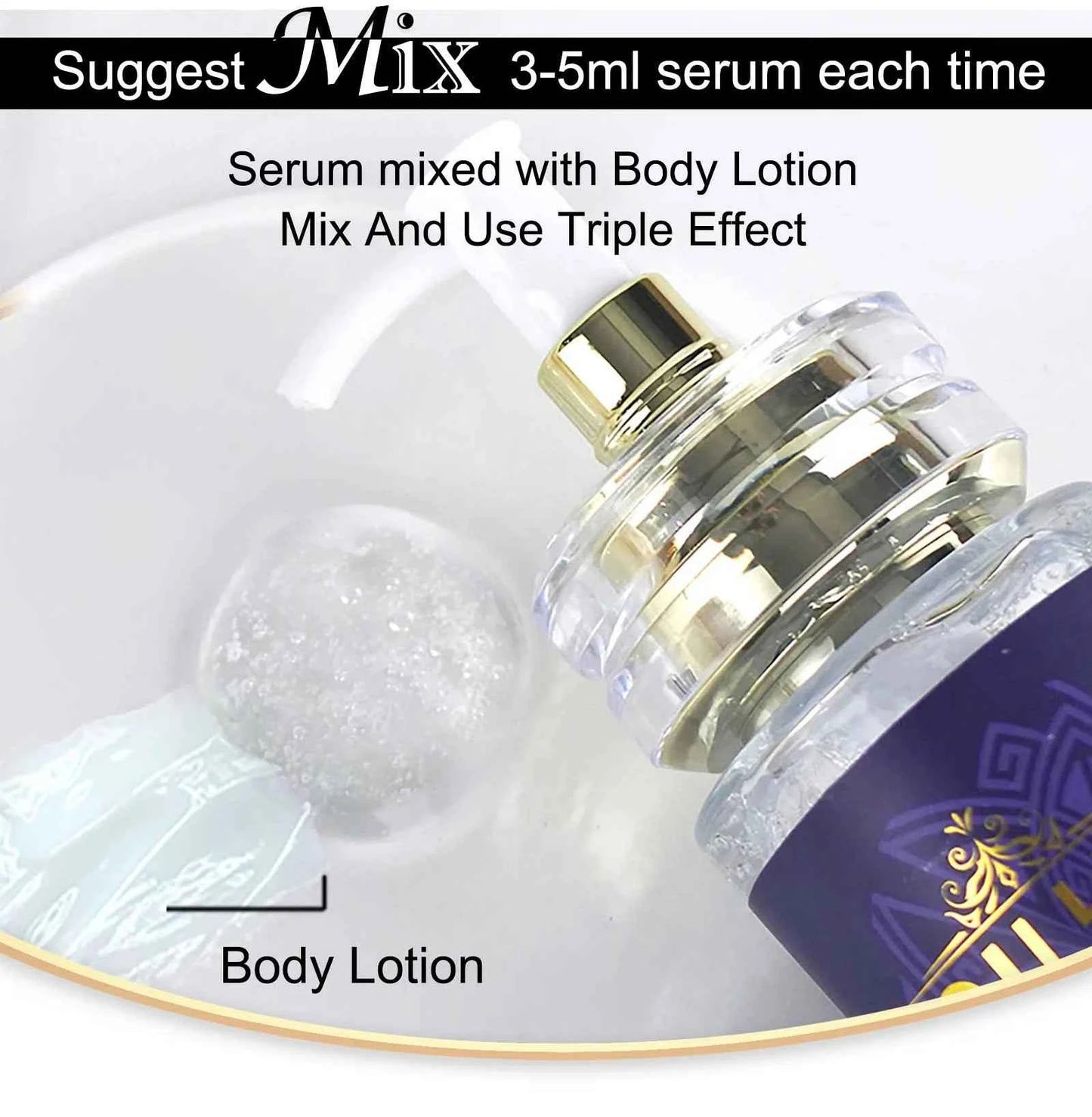 AILKE Whitening Cream, Glutathione Body Lotion for Brighter Skin, Reduce Dark Spots, Black Spots, Moisturizing, Even Skin Tone