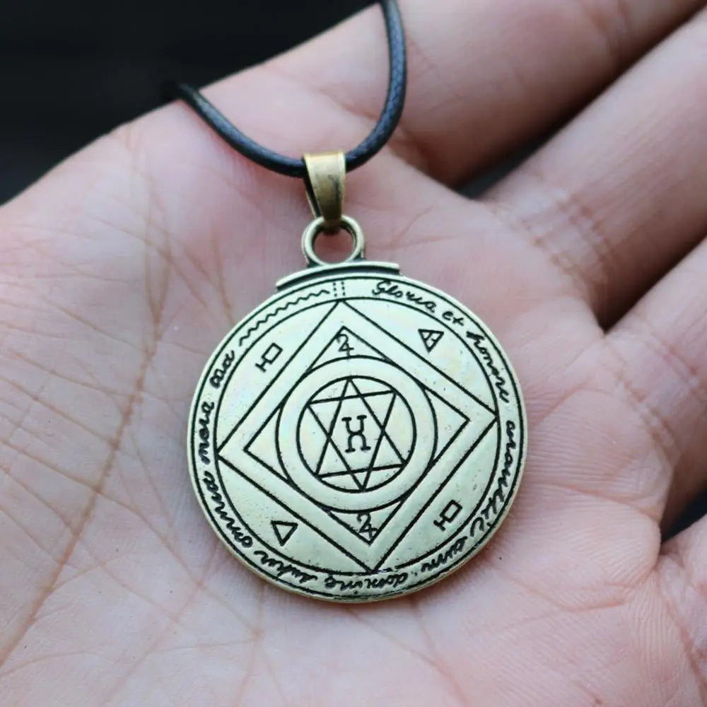 Talisman for Good Luck Amulet Pendant Key of Solomon Necklace AMULET RING STORE