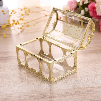 2021 New Vintage Transparent Storage Box Candy Trinket Jewelry Holder Organizer Container - AMULET RING STORE