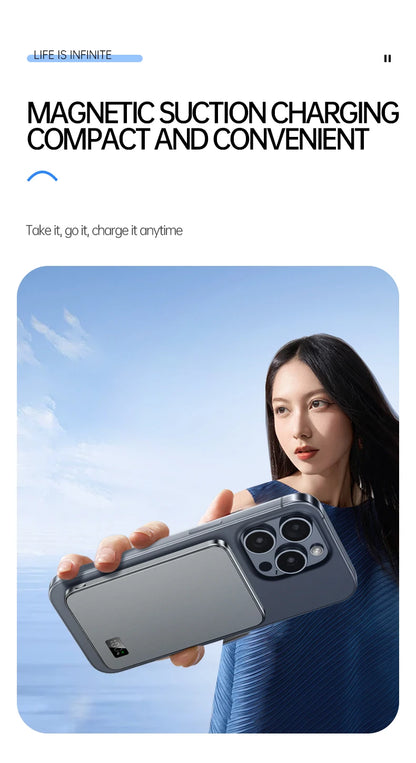 VIVO 50000mAh CCC Certification Thin Power Bank Ultra For MagSafe Magnetic Wireless Fast Charging Portable Battery Display - AMULET RING STORE