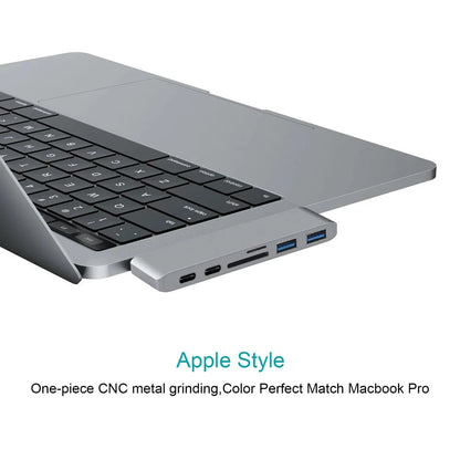 USB 3.1 Type-C Hub to HDMI Adapter 4K Thunderbolt 3 USB C Hub 3.0 TF SD Reader Slot PD For MacBook Air 13 15 Pro 14 M4 M3 M2 M1