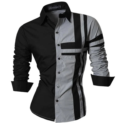 jeansian Spring Autumn Features Shirts Men Casual Shirt New Arrival Long Sleeve Casual Male Shirts K034