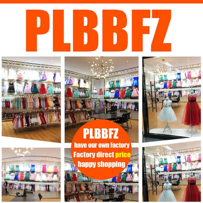 Baby Girl Birthday Fluffy Dress Infant Sequin Baptism Gown Flower Wedding Costume Kids Long Sleeved Clothes Toddler Vestidos