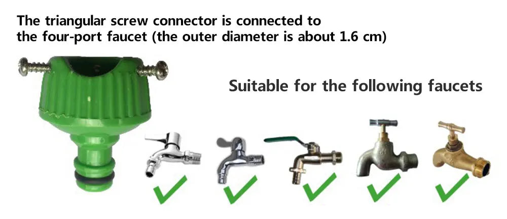 Garden Hose Pipe Water Hose Expandable Magic Hose 7 Patterns Water Gun Foam Pot flexible reels hose Car Wash Gun Sprayer - AMULET RING STORE