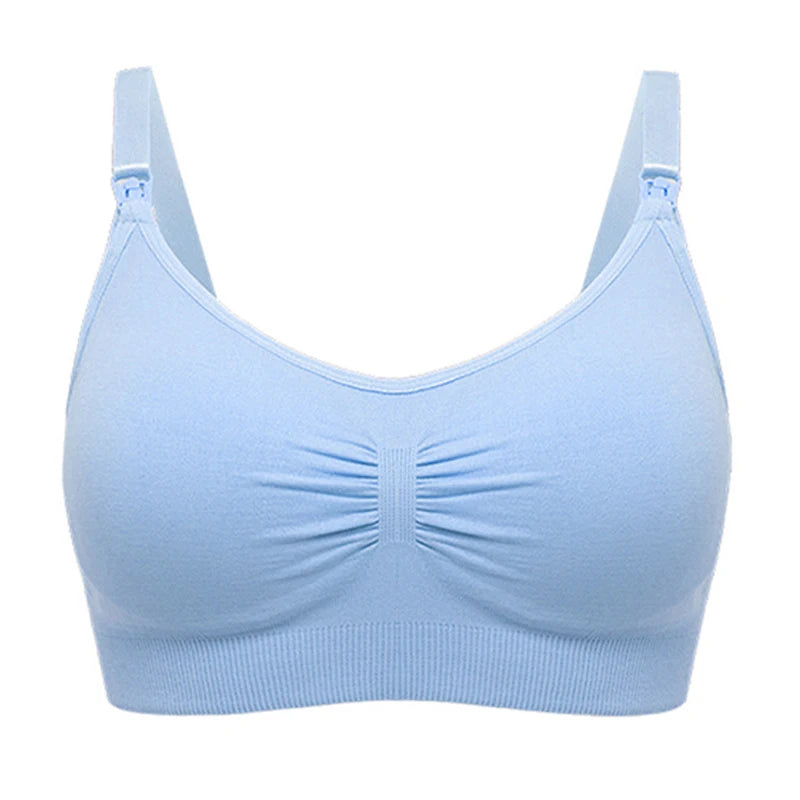 High Quality Plus Size Nursing Bra Breathable Women Breastfeeding Underwear Seamless Maternity Bra Push Up - AMULET RING STORE