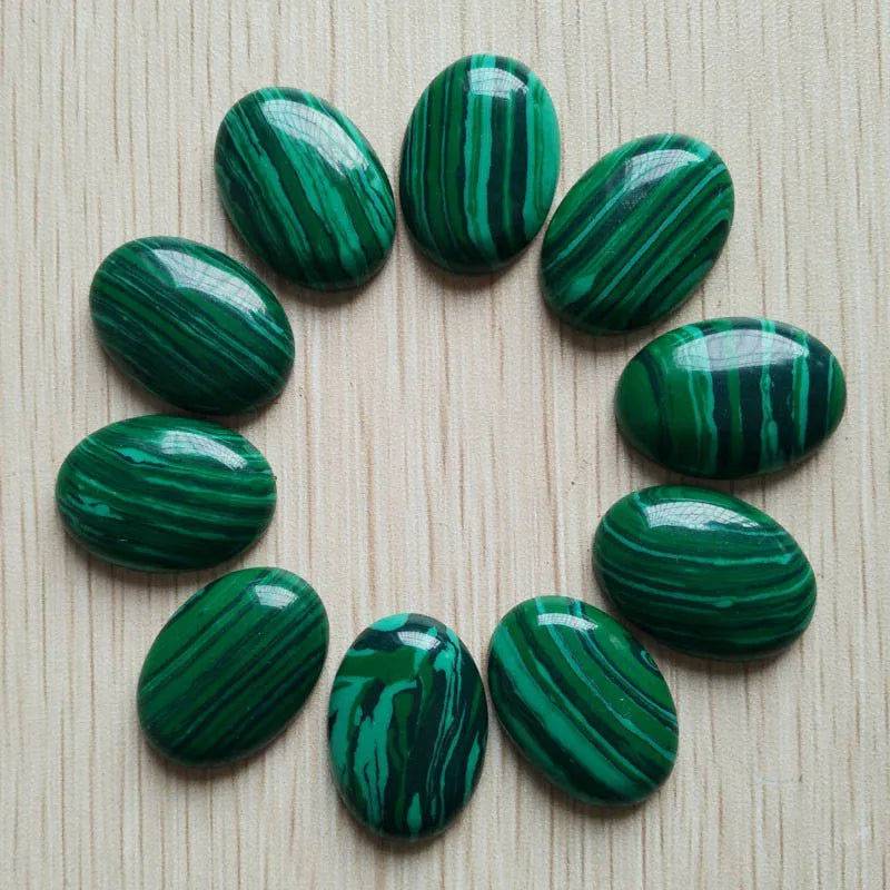 Fast shipping 20pcs/lot Wholesale 18x25mm 2022 hot sell natural stone mixed Oval CAB CABOCHON teardrop beads for jewelry making - AMULET RING STORE