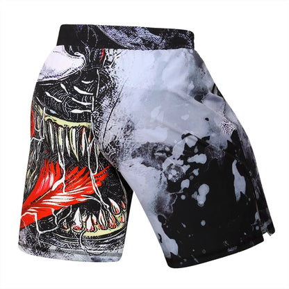 Boxing Set Compression Jersey+Pants Venom Rashguard KickBoxing Tight Sport T-Shirt Trousers Muay Thai MMA men gym suit Fightwear - AMULET RING STORE