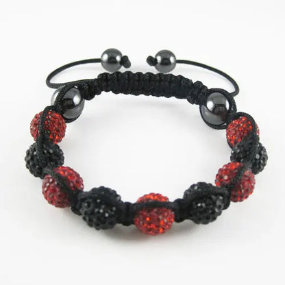 19 colors Crystal Jewelry Bracelet For Women New Crystal Bracelets 10mm crystal Disco Ball Bead Crystal Bracelet