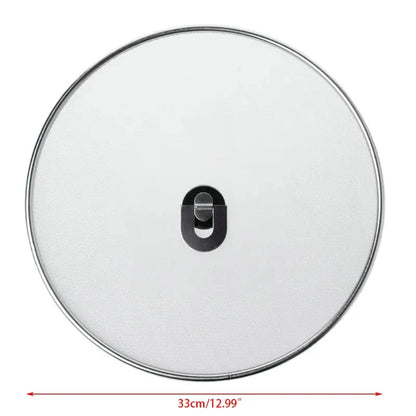 Frying Pan Cover Splatter Screen Splatter Screen Spill Proof Kitchen Oil Proofing Lid Filter Foldable Hand - AMULET RING STORE