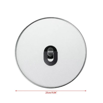 Frying Pan Cover Splatter Screen Splatter Screen Spill Proof Kitchen Oil Proofing Lid Filter Foldable Hand - AMULET RING STORE