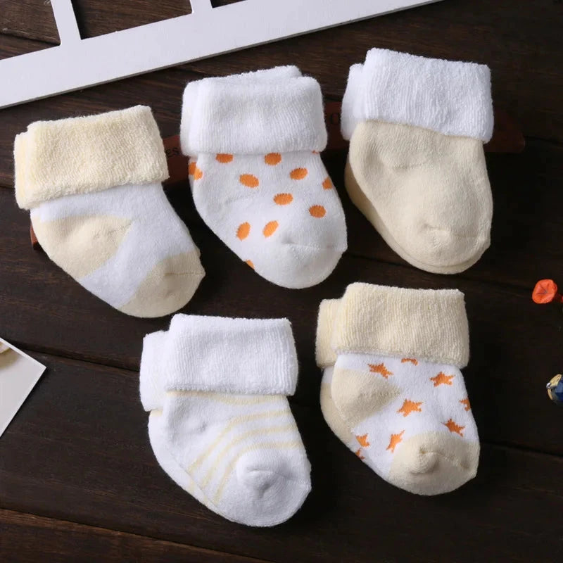 5Pcs/lot Infant Baby Socks Summer Baby Socks for Girls Cotton Newborn Boy Toddler Socks Baby Clothes Accessories - AMULET RING STORE
