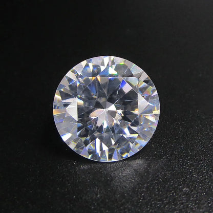 1.0~10mm AAAAA Various Colors Loose Cubic Zirconia Stone Round Brilliant Cut CZ Stone Synthetic Gems For DIY Jewelry