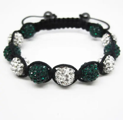 19 colors Crystal Jewelry Bracelet For Women New Crystal Bracelets 10mm crystal Disco Ball Bead Crystal Bracelet