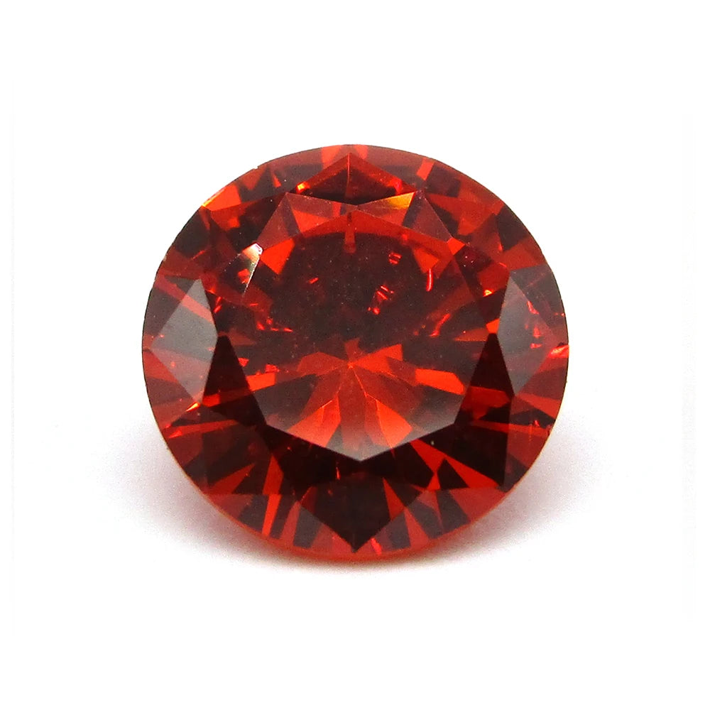 1.0~10mm AAAAA Various Colors Loose Cubic Zirconia Stone Round Brilliant Cut CZ Stone Synthetic Gems For DIY Jewelry