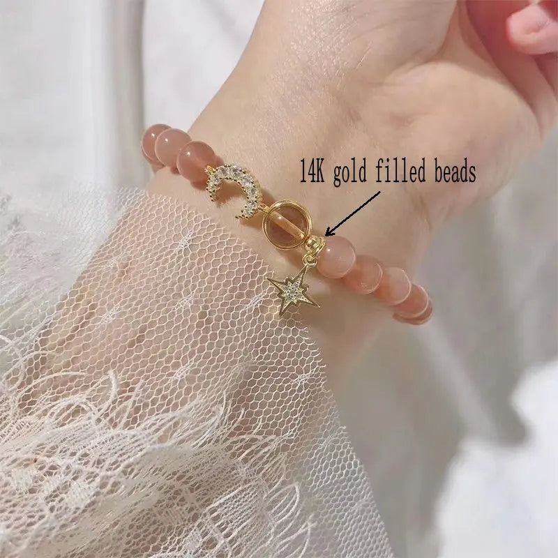 100pcs 14K Gold Filled Spacer Beads 2mm 3mm 4mm Round Loose Bead for Bracelets Necklace DIY Jewelry Making Accessories Wholesale - AMULET RING STORE