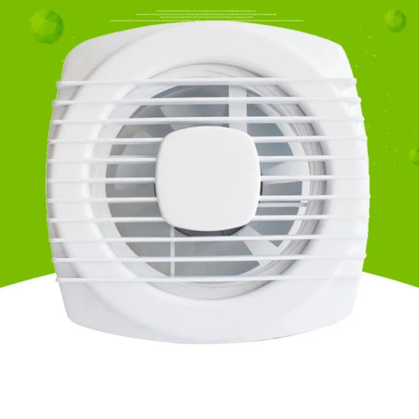 220V 4/6/7inch 110/150/180mm silence Ventilating Strong Exhaust Extractor Fan for Window Wall Bathroom Toilet Kitchen Mounted - AMULET RING STORE