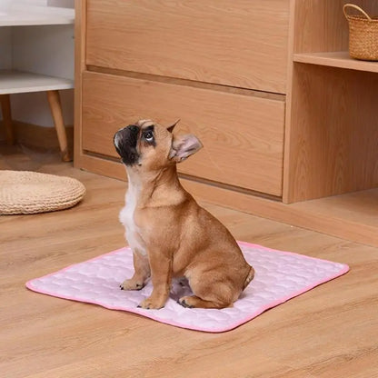Dog Mat Cooling Summer Pad Mat For Dogs Cat Blanket Sofa Breathable Pet Dog Bed Summer Washable For Small Medium Large Dogs Car - AMULET RING STORE