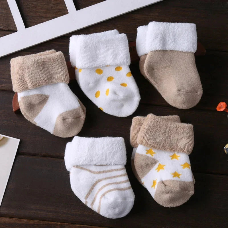 5Pcs/lot Infant Baby Socks Summer Baby Socks for Girls Cotton Newborn Boy Toddler Socks Baby Clothes Accessories - AMULET RING STORE