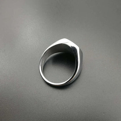 316L Titanium Steel Muslim Men's Signet Ring