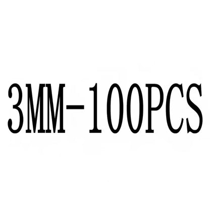 100pcs 14K Gold Filled Spacer Beads 2mm 3mm 4mm Round Loose Bead for Bracelets Necklace DIY Jewelry Making Accessories Wholesale - AMULET RING STORE