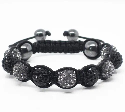 19 colors Crystal Jewelry Bracelet For Women New Crystal Bracelets 10mm crystal Disco Ball Bead Crystal Bracelet