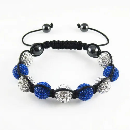 19 colors Crystal Jewelry Bracelet For Women New Crystal Bracelets 10mm crystal Disco Ball Bead Crystal Bracelet