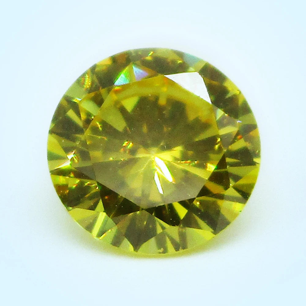 1.0~10mm AAAAA Various Colors Loose Cubic Zirconia Stone Round Brilliant Cut CZ Stone Synthetic Gems For DIY Jewelry