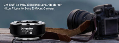 Commlite CM-EF-NEX Auto-Focus Lens Mount Adapter for Canon EF Lens to use for Sony NEX Mount Cameras - AMULET RING STORE