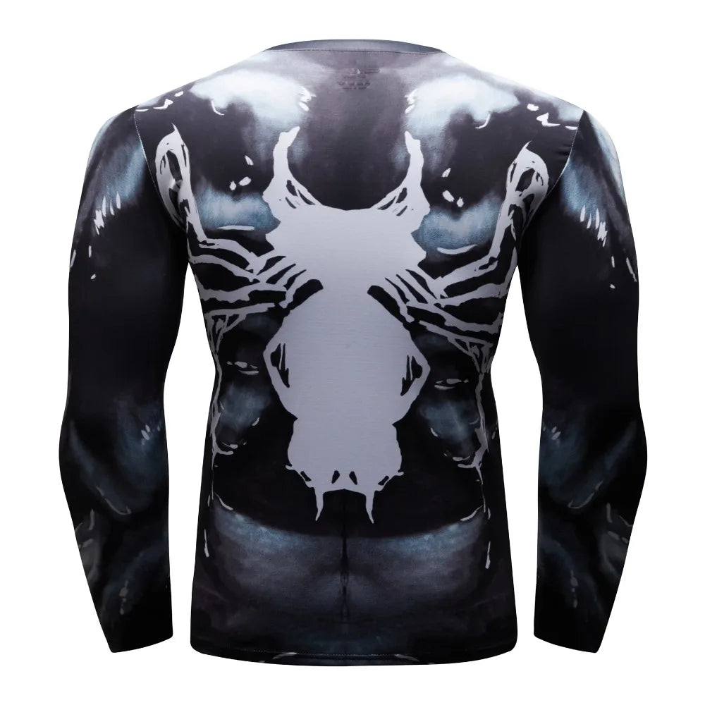 Boxing Set Compression Jersey+Pants Venom Rashguard KickBoxing Tight Sport T-Shirt Trousers Muay Thai MMA men gym suit Fightwear - AMULET RING STORE