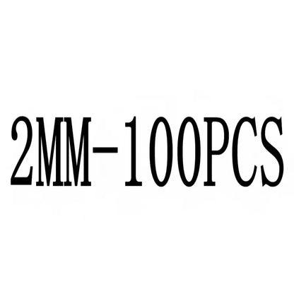 100pcs 14K Gold Filled Spacer Beads 2mm 3mm 4mm Round Loose Bead for Bracelets Necklace DIY Jewelry Making Accessories Wholesale - AMULET RING STORE