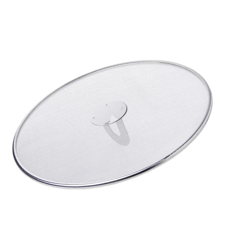 Frying Pan Cover Splatter Screen Splatter Screen Spill Proof Kitchen Oil Proofing Lid Filter Foldable Hand - AMULET RING STORE