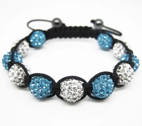 19 colors Crystal Jewelry Bracelet For Women New Crystal Bracelets 10mm crystal Disco Ball Bead Crystal Bracelet