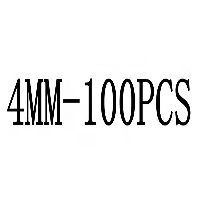 100pcs 14K Gold Filled Spacer Beads 2mm 3mm 4mm Round Loose Bead for Bracelets Necklace DIY Jewelry Making Accessories Wholesale - AMULET RING STORE