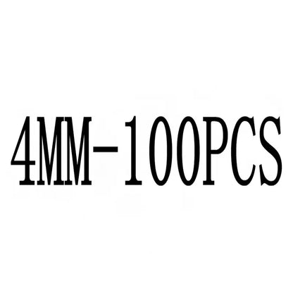 100pcs 14K Gold Filled Spacer Beads 2mm 3mm 4mm Round Loose Bead for Bracelets Necklace DIY Jewelry Making Accessories Wholesale - AMULET RING STORE