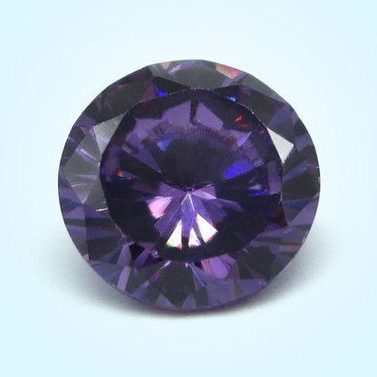 1.0~10mm AAAAA Various Colors Loose Cubic Zirconia Stone Round Brilliant Cut CZ Stone Synthetic Gems For DIY Jewelry