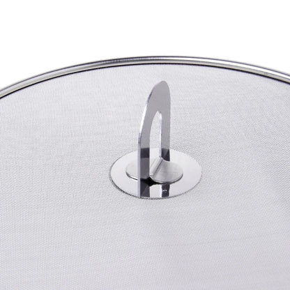 Frying Pan Cover Splatter Screen Splatter Screen Spill Proof Kitchen Oil Proofing Lid Filter Foldable Hand - AMULET RING STORE