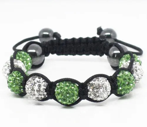 19 colors Crystal Jewelry Bracelet For Women New Crystal Bracelets 10mm crystal Disco Ball Bead Crystal Bracelet