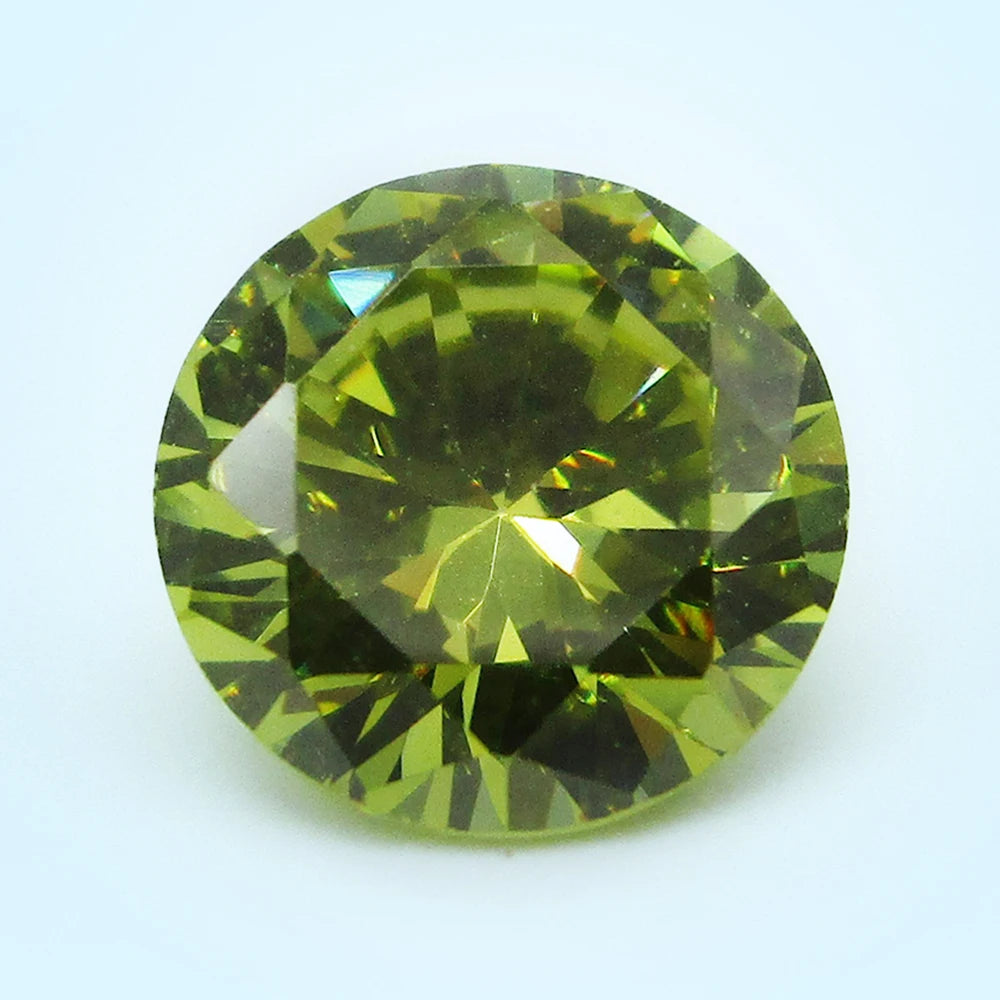 1.0~10mm AAAAA Various Colors Loose Cubic Zirconia Stone Round Brilliant Cut CZ Stone Synthetic Gems For DIY Jewelry