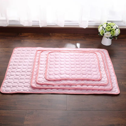 Dog Mat Cooling Summer Pad Mat For Dogs Cat Blanket Sofa Breathable Pet Dog Bed Summer Washable For Small Medium Large Dogs Car - AMULET RING STORE