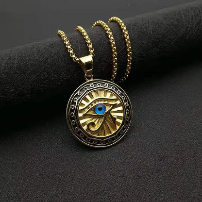 Ancient Egyptian Eye of Horus Eagle-Headed God Pendant