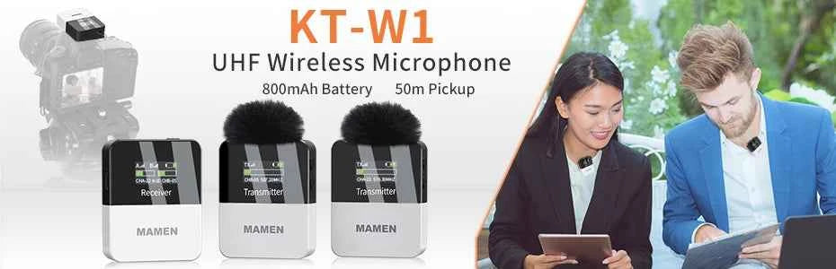 MAMEN Professional DSLR Camera Microphone Shotgun Microfone Cardioid Pickup for Canon Nikon Sony Mobile Phone Vlog Recording