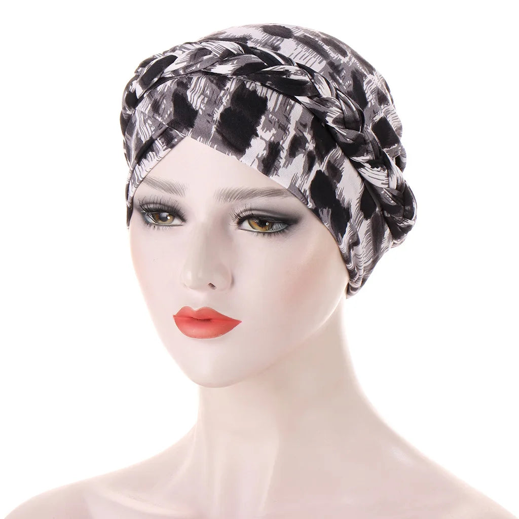 Cotton print muslim turban scarf for women islamic inner hijab caps Arab wrap head scarves femme musulman turbante mujer - AMULET RING STORE