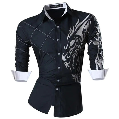 jeansian Spring Autumn Features Shirts Men Casual Shirt New Arrival Long Sleeve Casual Male Shirts K034