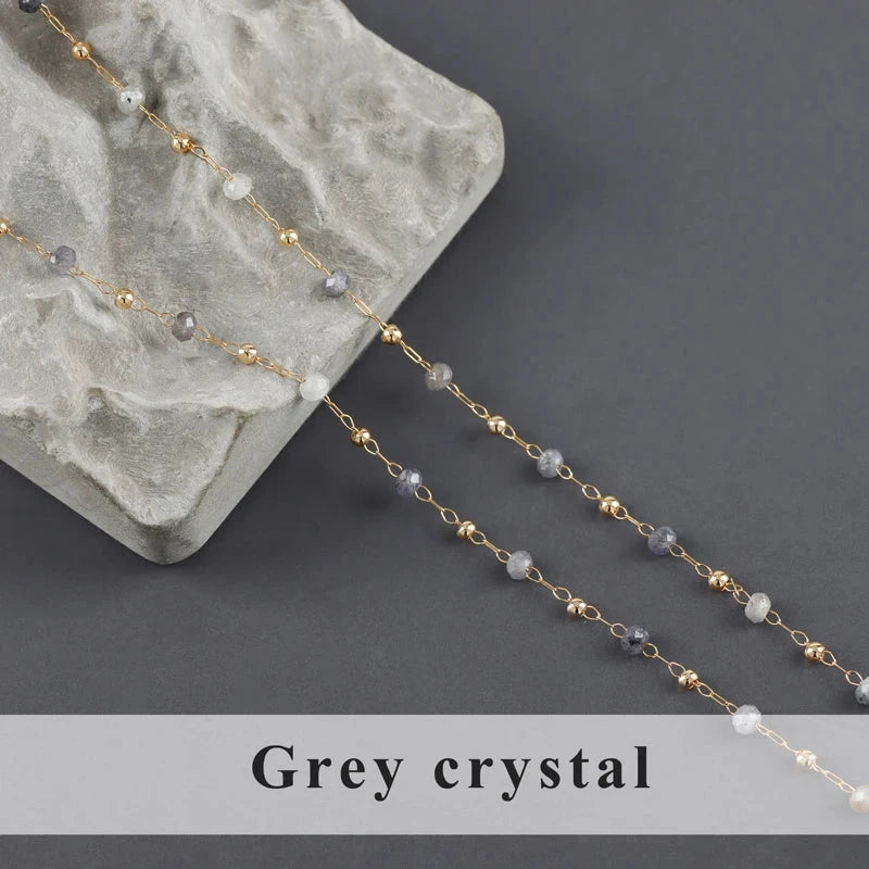 GUFEATHER C256,diy chain,stainless steel,natural gemstone,pass REACH,nickel free,jewelry making,diy bracelet necklace,1m/lot - AMULET RING STORE