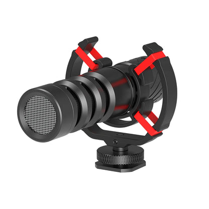 MAMEN Professional DSLR Camera Microphone Shotgun Microfone Cardioid Pickup for Canon Nikon Sony Mobile Phone Vlog Recording