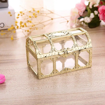 2021 New Vintage Transparent Storage Box Candy Trinket Jewelry Holder Organizer Container - AMULET RING STORE