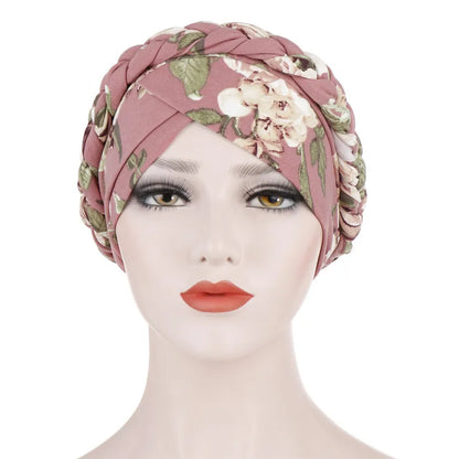 Cotton print muslim turban scarf for women islamic inner hijab caps Arab wrap head scarves femme musulman turbante mujer - AMULET RING STORE
