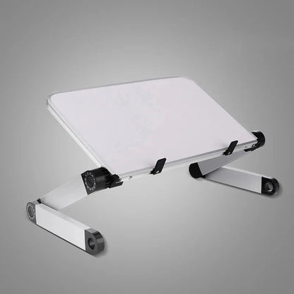 Portable Folding Holder Aluminum Alloy Laptop Stand Desk Bed Table Stand Notebook Computer Anti-Skid Bracket for 11-17 Inch - AMULET RING STORE