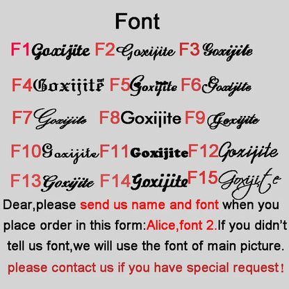 Personalized Love Heart Name Necklace - Stainless Steel Custom Jewelry