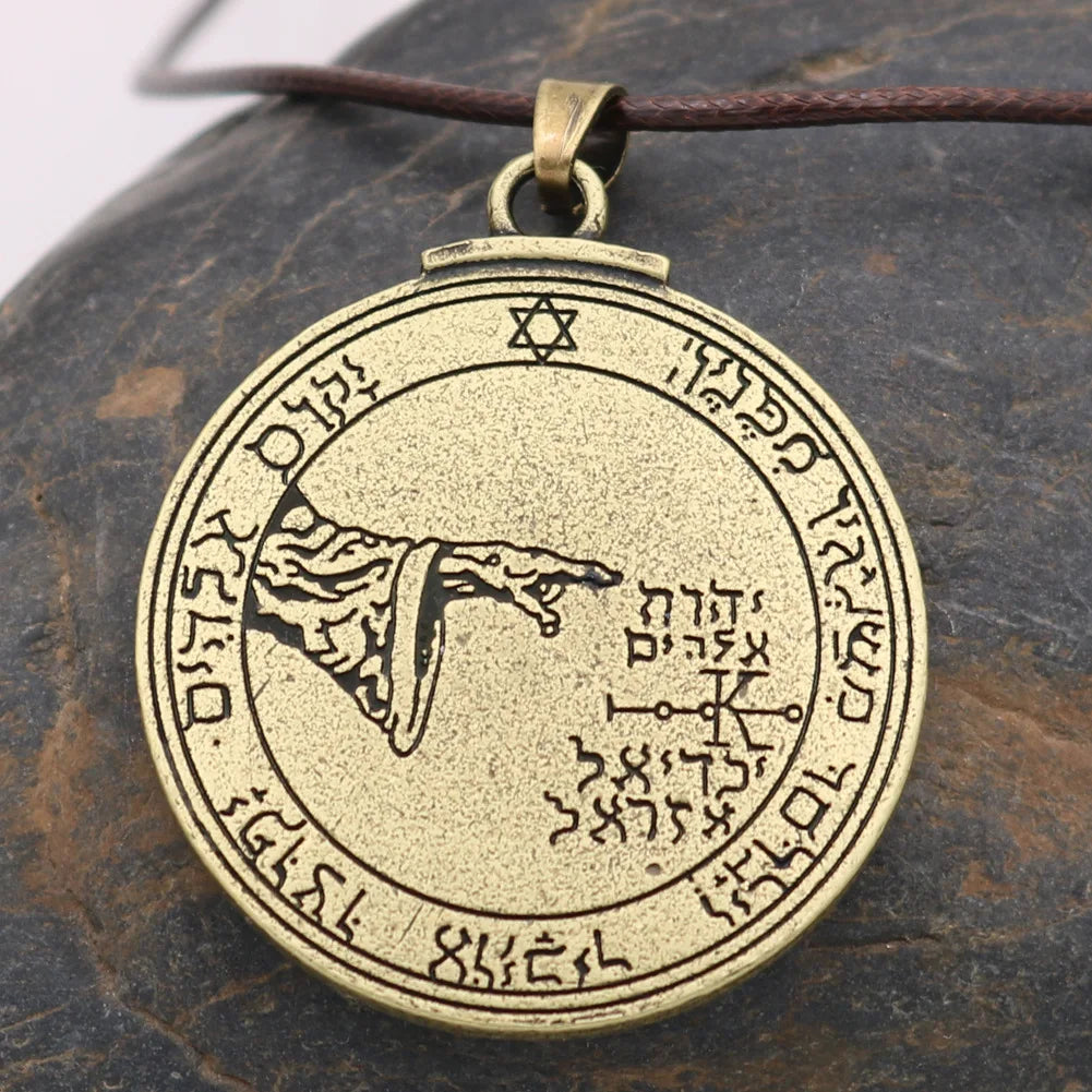 Talisman for Good Luck Amulet Pendant Key of Solomon Necklace AMULET RING STORE